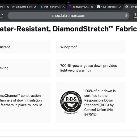 Lululemon Navigation down coat - Picture 5 of 11